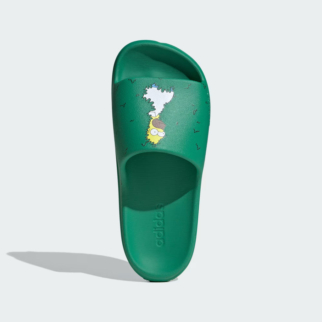 Adidas Adilette Lumia Slides The Simpsons Court Green