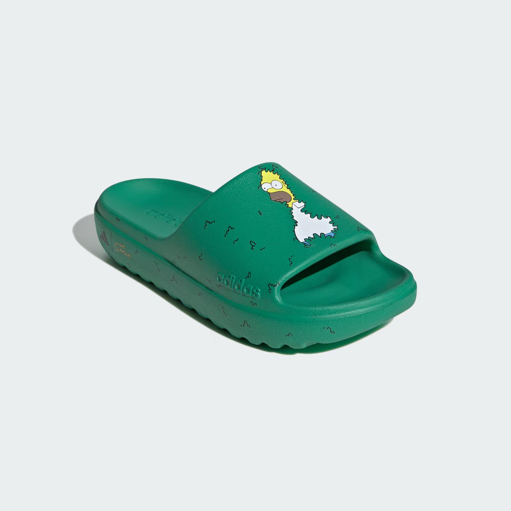 Adidas Adilette Lumia Slides The Simpsons Court Green
