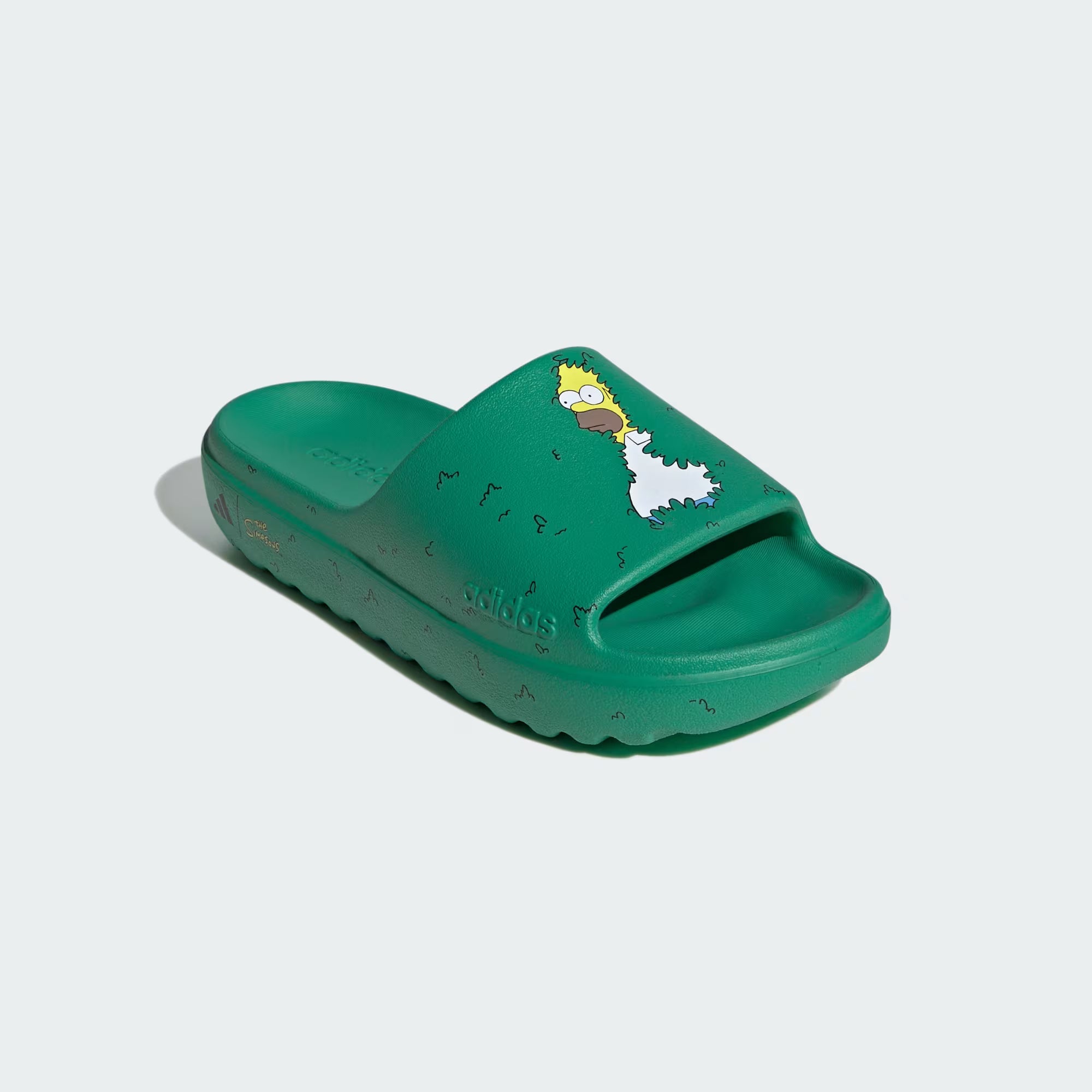 Adidas Adilette Lumia Slides The Simpsons Court Green