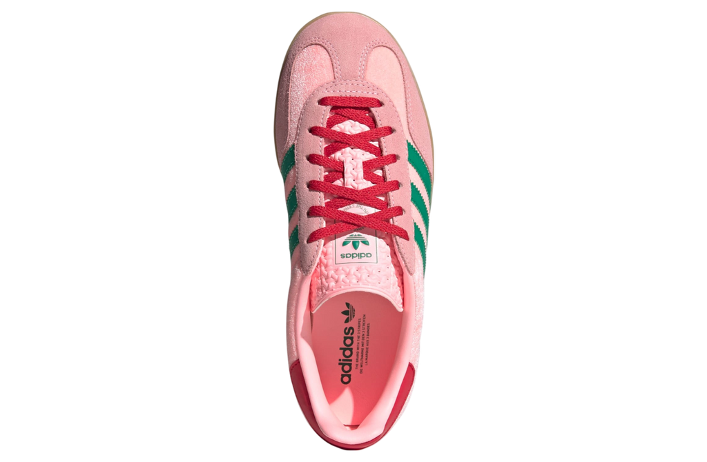 Gazelle Indoor Court Green / Glow Pink