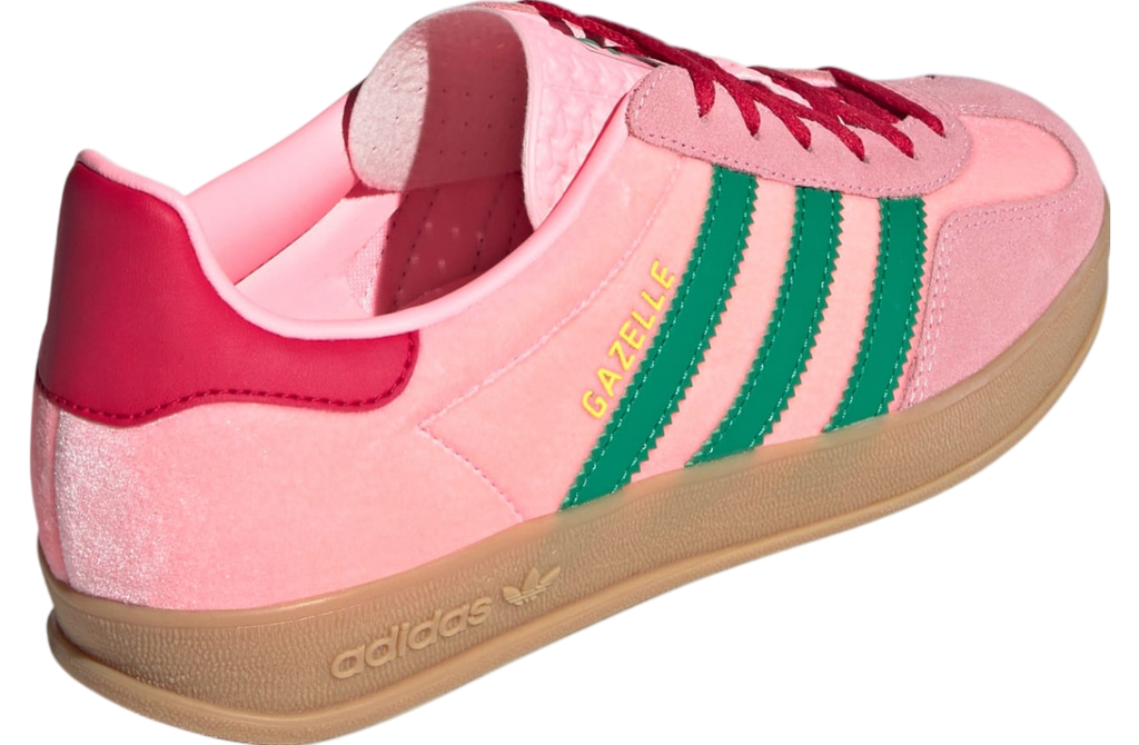 Gazelle Indoor Court Green / Glow Pink