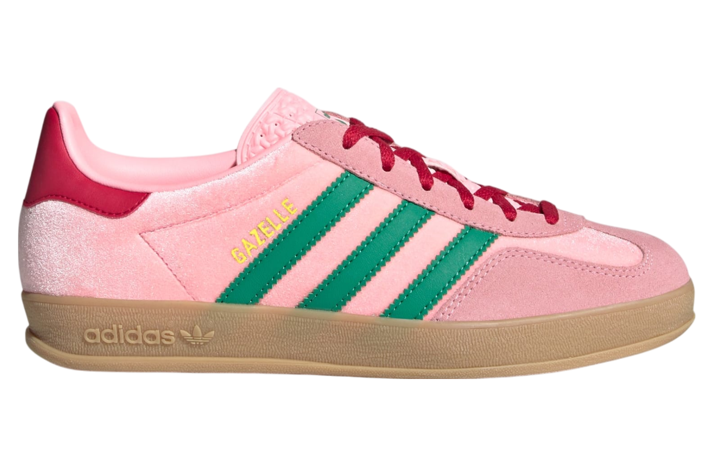 Gazelle Indoor Court Green / Glow Pink